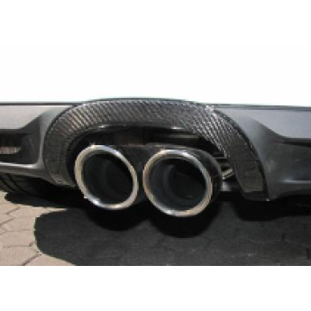 Diffuseur central arrière en carbone compatible avec Porsche 981 Boxster/Cayman & Boxster GTS